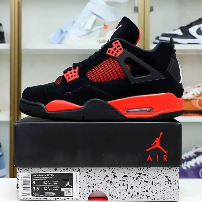 Kimikick 4 THUNDER' JORDAN AIR 'RED RETRO 0416